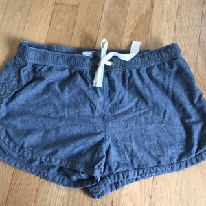 Small chambray J.Crew drawstring shorts
